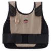 Ergodyne Chill-Its® Phase Change FR Premium Cooling Vest w/ Charge Pack, 7.1 cal/cm2, Gray, SM/MD